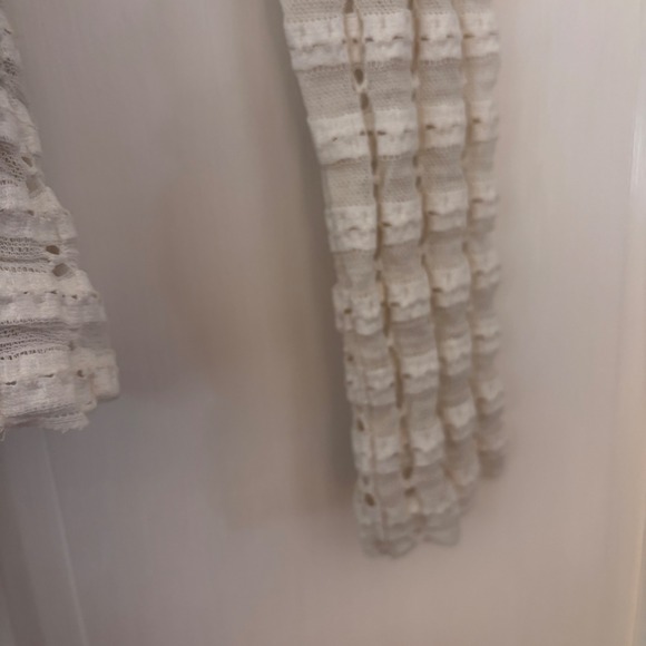 Ulla Johnson Emma Top Pristine Size‎ Large Italian Lace Sheer Delicate Romantic - Picture 9 of 15